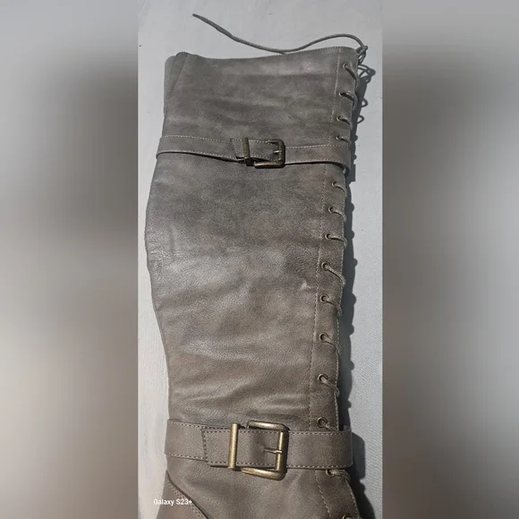 Just fab gray over the knee size 7.5 boots - Picture 10 of 13